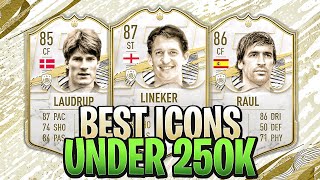 THE BEST CHEAP ICONS UNDER 250K COINS!! (FIFA 21)