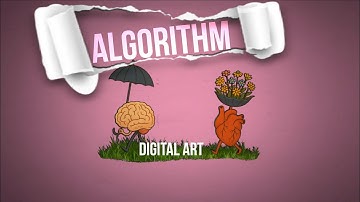 Emotional Algorithms: Art of Brain vs Heart | illustration and Animation | Digital Artwork