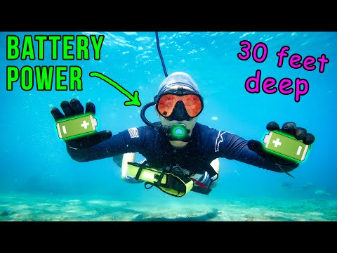 Nomad by BLU3 Tankless Dive System Unbox, Review & Dive off Paddleboard