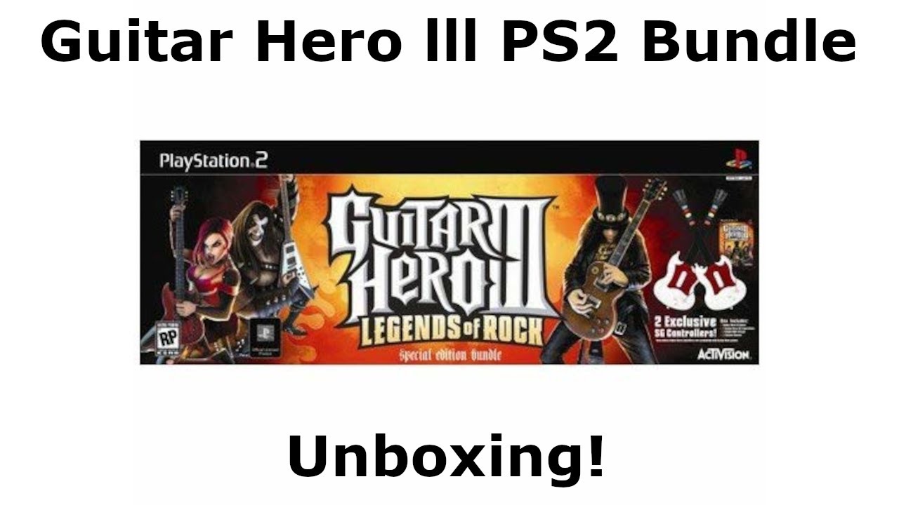 Guitar Hero III Special Edition Bundle (PS2) Unboxing in 2022! +Gameplay -  YouTube