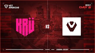 KRU vs SEN - VCT Americas Stage 1 - W7D2 - Map 1