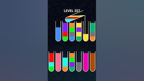 COLOR SORT PUZZLE LEVEL 357
