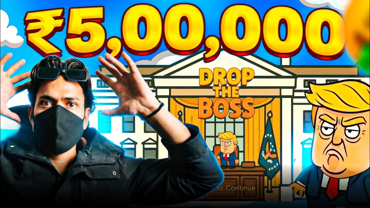 ₹5,00,000 BONUS BUY on Drop The Boss Slot 😱 | Big Risk, Big win 