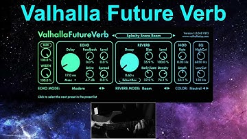 Valhalla DSP - Valhalla FutureVerb | Factory Sound