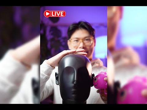 ASMR Live 👂 Realistic Deep Ear Cleaning with Dummy Head Mic