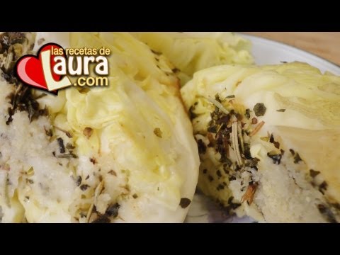 Repollo al parmesano Recetas Light Las Recetas de Laura saludable english