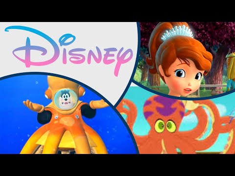 Осьминоги немного шалят на Disney Узнавайка | Мультфильмы для детей