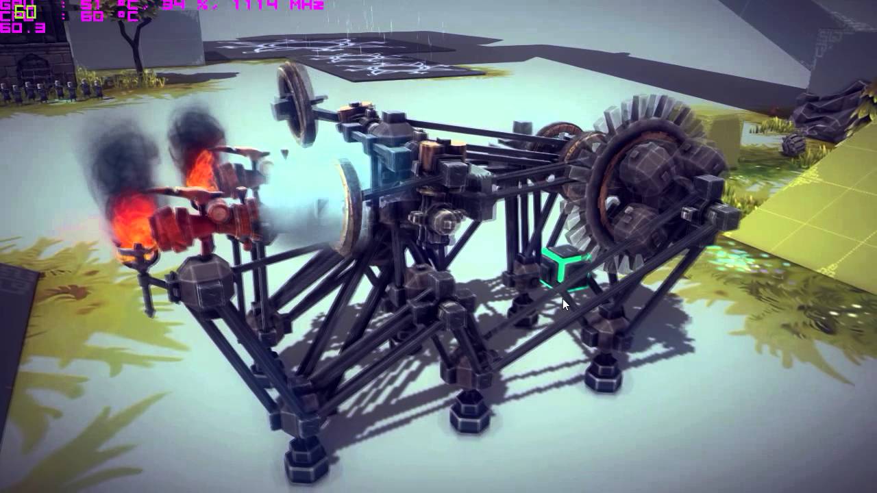 [Besiege] 2Cyl Steam Engine 2360 YouTube