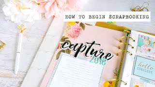 How to Begin Scrapbooking