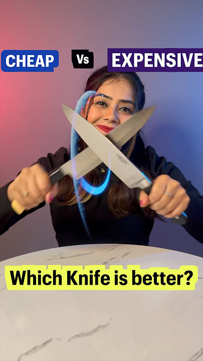 Cheap Vs Expensive Chef Knife Comparison! #shorts  #comparison   #viral  #kitchengadgets