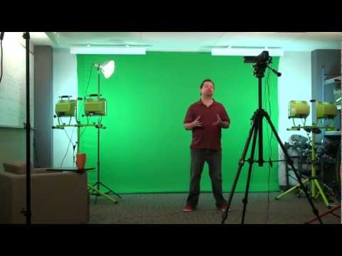 Green-Screen Technology for Creative Backgrounds