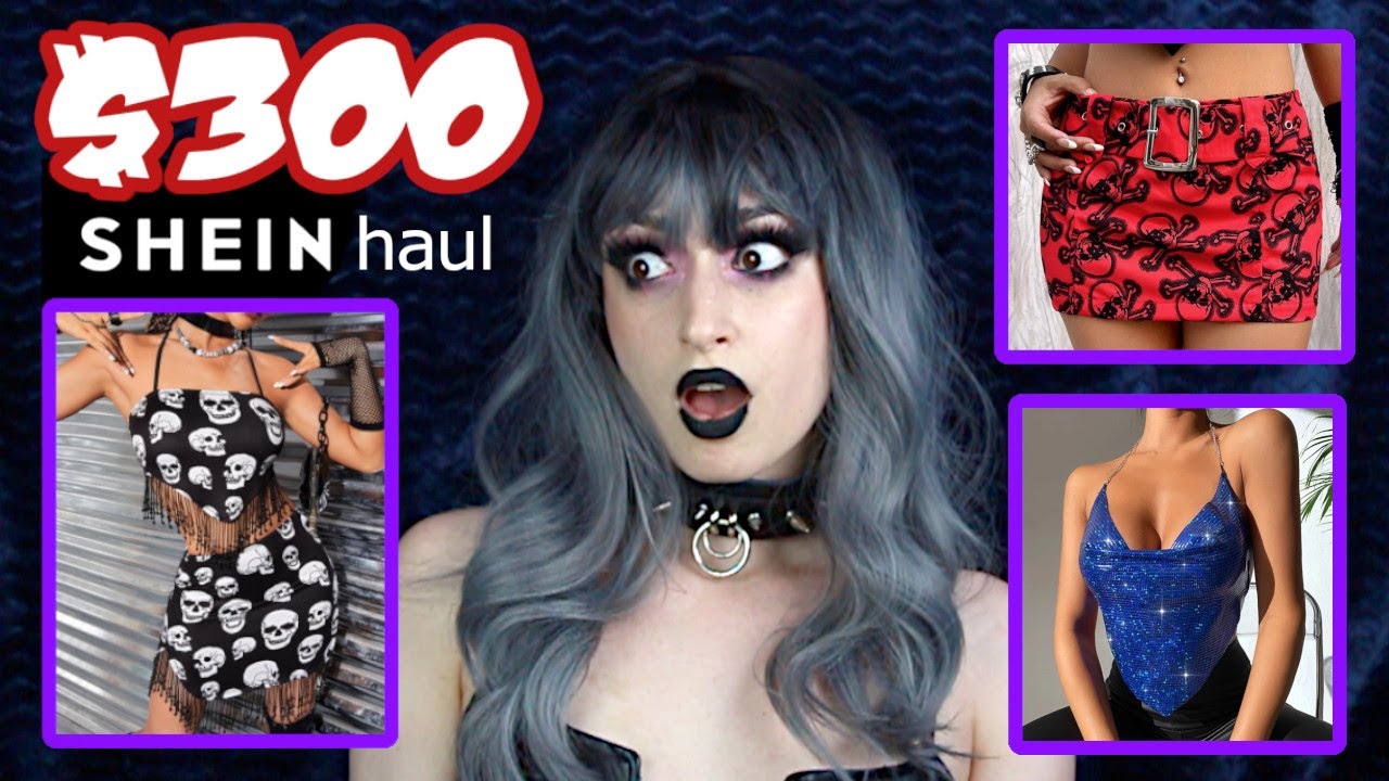 $300 SHEIN SUMMER TRY ON HAUL (Y2K, EGIRL, GOTH, KAWAII)