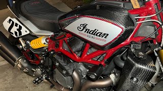 How fast is the Indian FTR Carbon R?