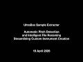 UltraBox Sample Extractor - Automatic Pitch Detection and Intelligent File Renaming