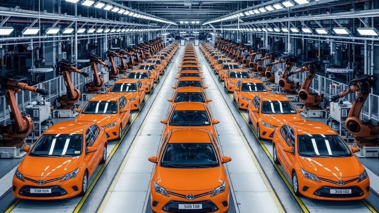 How Toyota Produces Thousands of Cars Daily | Inside the Modern Car Factory (Factory Tour)