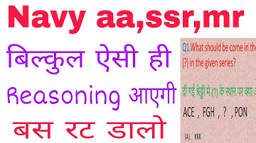Important Reasoning Questions for Navy and Airforce