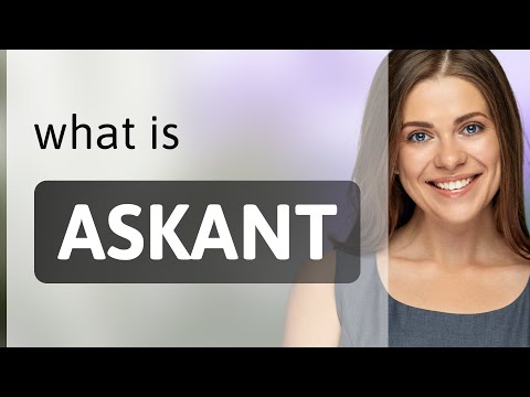 Video: Qual è il significato di askant?