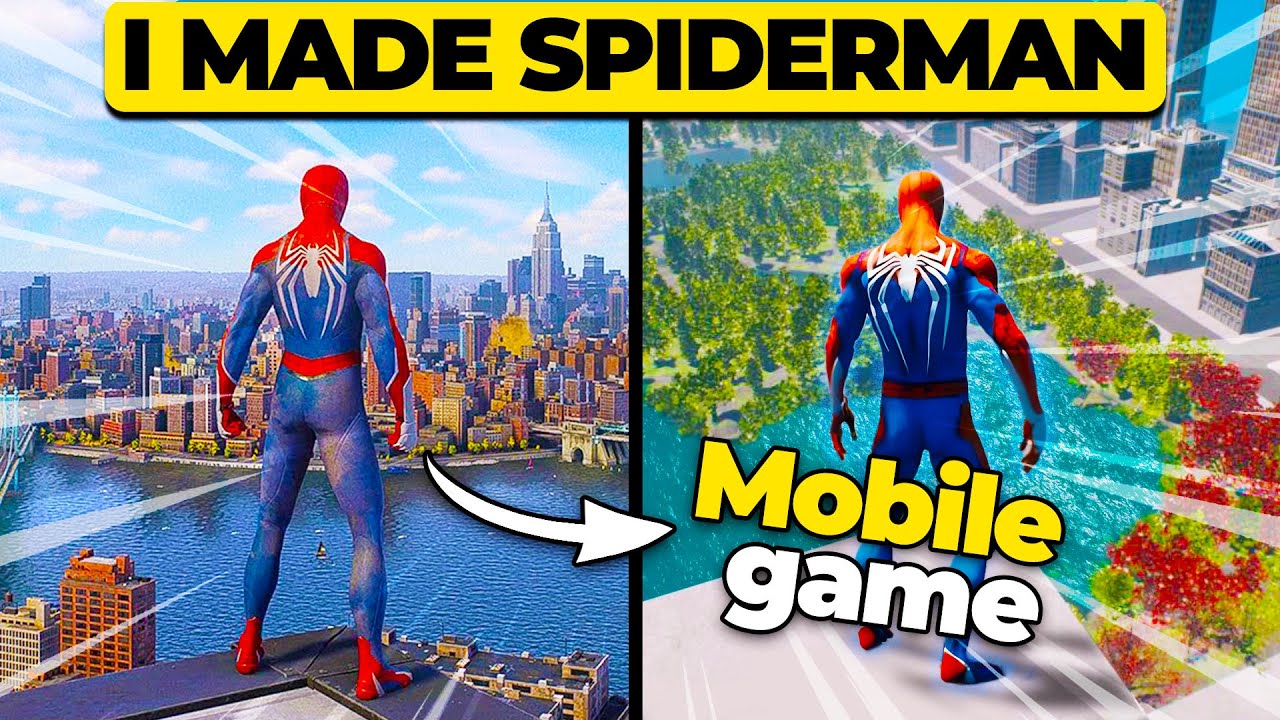 I Made Spider Man 2 Game For Mobile 😱 & The Evolution (Explained) @GameOnBudget