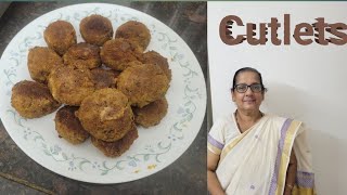 How to make cutlets with left over cooked chicken in English.