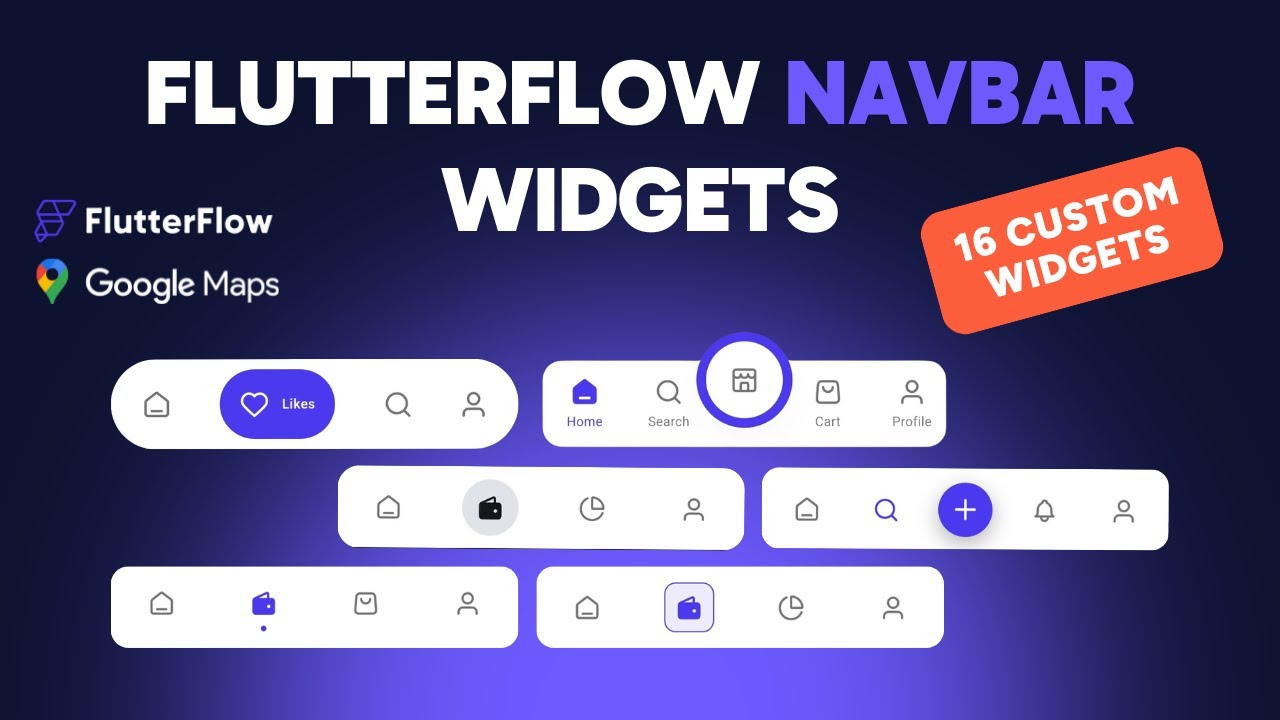 Flutterflow Navbar widgets #flutterflow #flutter - YouTube