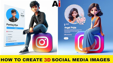 How To Create 3D Ai Social Media Images | Bing Image Creator