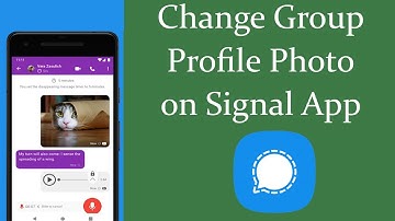 How to Change Group Profile Photo on Signal App?