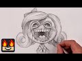 How to draw miss delight  poppy playtime sketch tutorial