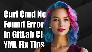 curl command not found on .gitlab-ci.yml