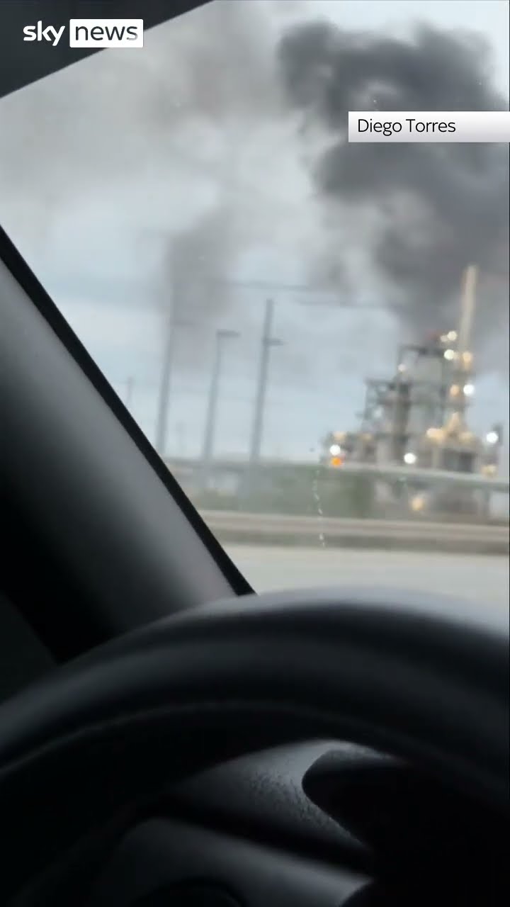 Large fire breaks out at refinery