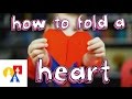 How To Fold An Origami Heart