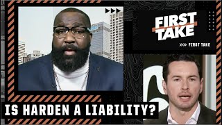 FIRST TAKE DEBATES: James Harden on decline 'before our VERY EYES’ 👀