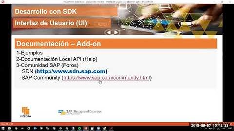 SDK Interfaz Usuario (UI) - Documentación