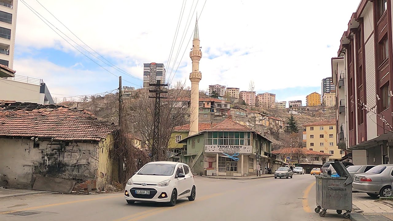 Ankara, Mamak Yakınlarından İlker Caddesine ve Ahlatlıbel'e Sürüş -Driving Tour from Mamak to Ilker