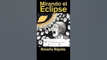 Eclipse de sol sin lentes #reseñarapida #eclipse #eclipsedesol