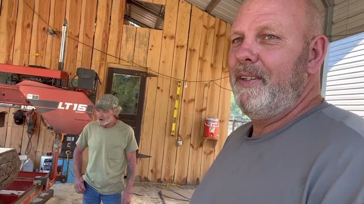 Will The Woodmizer LT15 Be Able To Mill This Huge Pine Log / #woodmizer