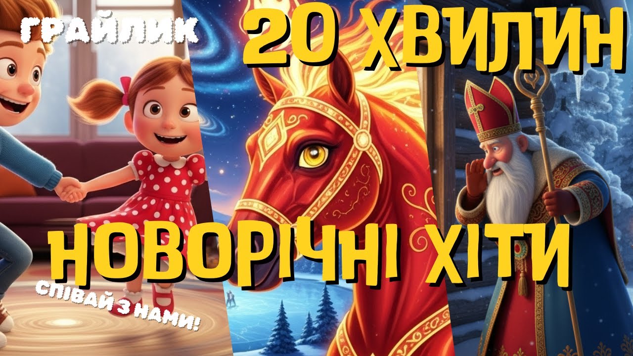 20 Хвилин Танців! 🎄 Велика Новорічна Збірка Пісень для Дітей (Без перерви)