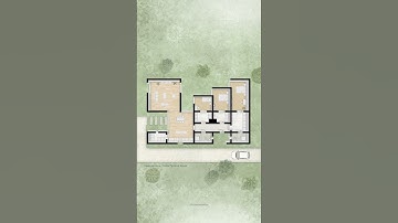 Floor Plan Render with Bubble Diagram Animation  #visualization #motiongraphics #archviz #architect