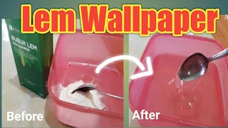 How to make wallpaper glue | how to install wall wallpaper | how to install a custom wallpaper