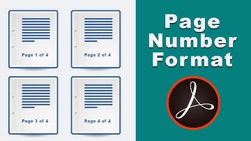 How to change page number format in pdf using adobe acrobat pro 2017