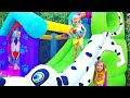 Alisa and Eva Explore New Playhouse for Kids | Funny Stories for Children