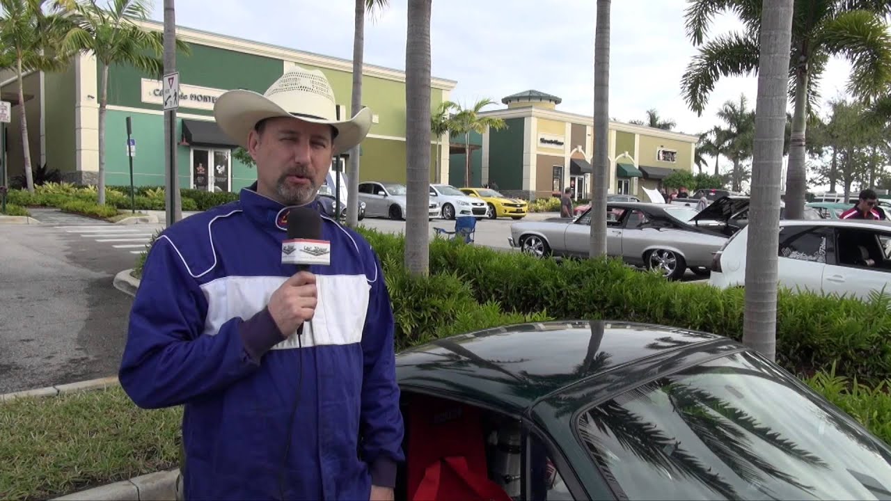 Cars and Coffee in Boynton Beach, Florida and The Street Car Drags in