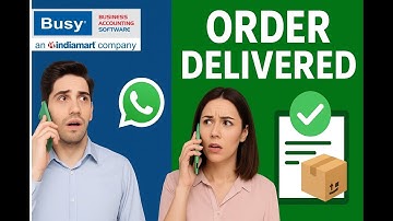 Real Time Order Delivered Report from Busy Accounting Software using WhatsApp Integration