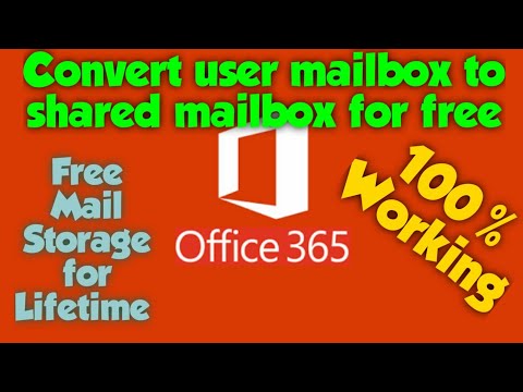 How to convert a User Mailbox to a Shared Mailbox in Office 365