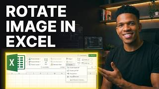 How to Rotate Image by 90 Right in Excel (2026) | Step-by-Step