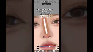 nose highlights and contour hack #ibispainttutorial #tutorial #ibispaintx #art