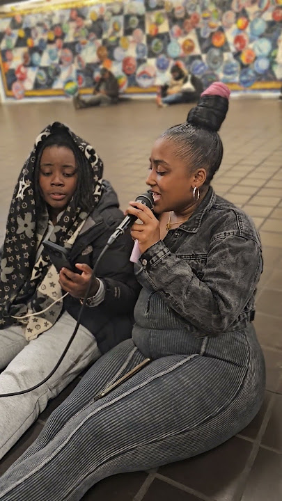 Yolanda and friend singing