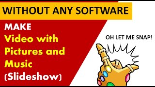 how to make a video with pictures and music online | how to make a youtube video | photo slideshow screenshot 4