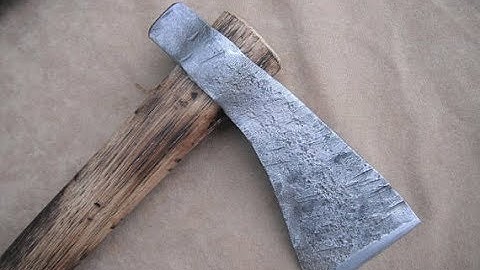 Fast and easy  tomahawk forging Part 1