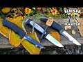 Нож Morakniv Robust против Mora Bushcraft Black и Morakniv Companion HeavyDuty