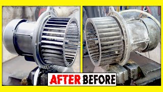 furnace blower motor replacement ! Watch This Incredible Furnace Restoration!